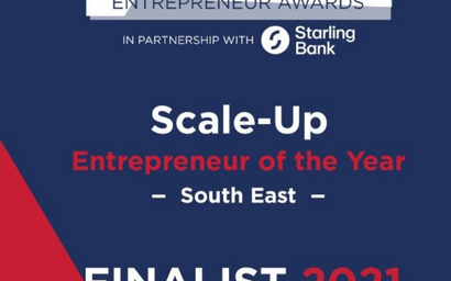 We're a Finalist at Great British Entrepreneur Awards 2021